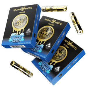 Blueberry Haze Muha Meds cartridge