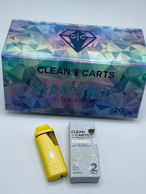 Clean Carts Live Resin Concentrates 2g